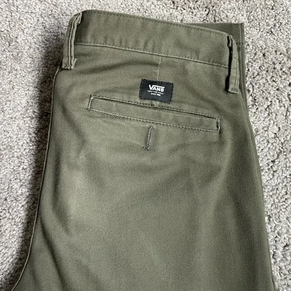 Vans Authentic Chino Green 30 Waist 32 Length - Picture 3 of 6